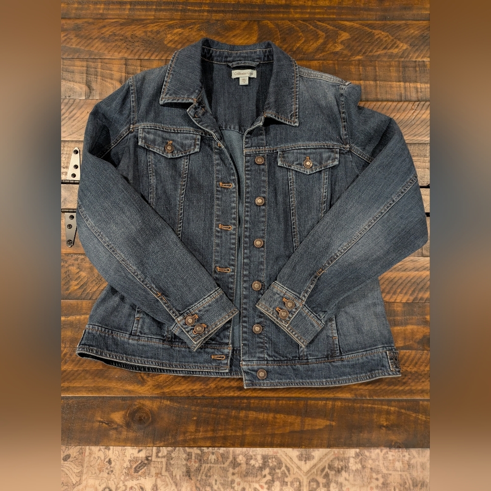 Coldwater Creek Jean Jacket, EUC, Size 14 - Picture 3 of 11
